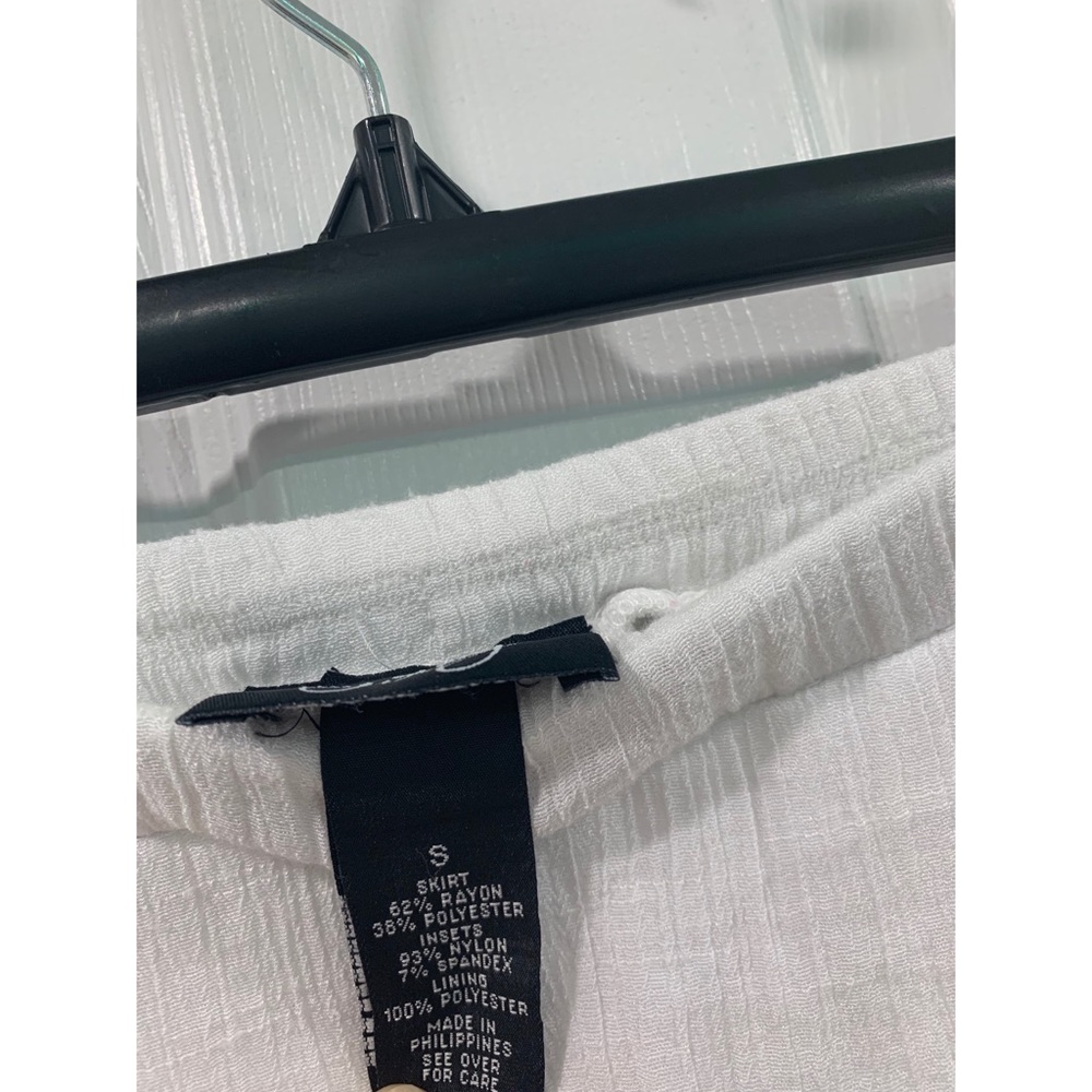 White laced asymmetrical maxi skirt size S by & by - Picture 6 of 10